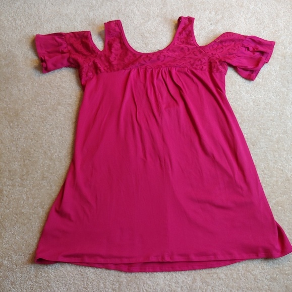Bebop gently worn long pink tunic or dress - Picture 5 of 5